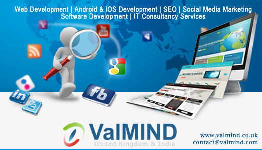 Powered By ValMIND(UK) Ltd. Web Developemnt, Mobile App Development, SEO & Social Media Marketing